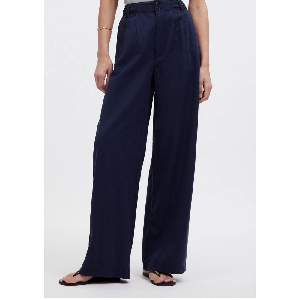 Madewell Navy Wide Leg Pants